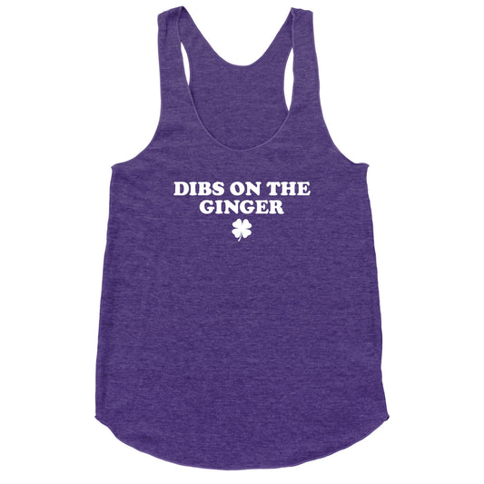 Dibs On The Ginger Racerback Tank