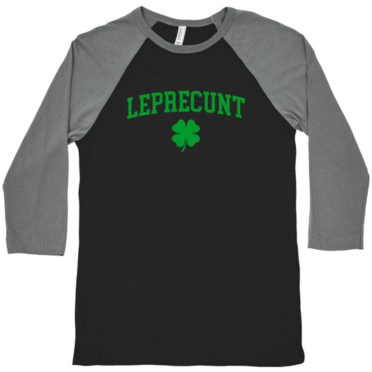 Leprecunt Baseball Tee
