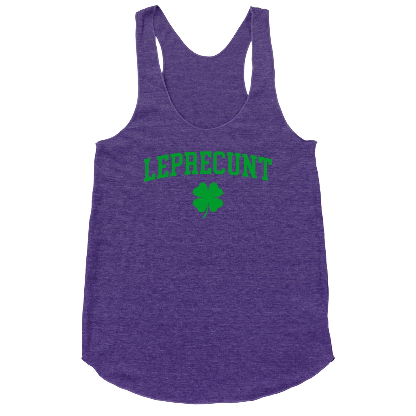 Leprecunt Racerback Tank
