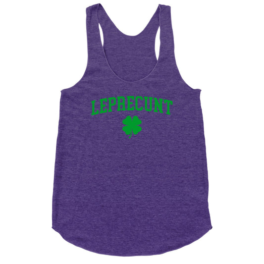 Leprecunt Racerback Tank