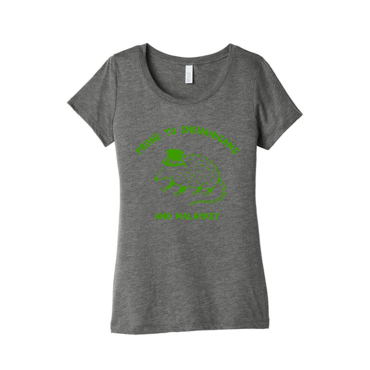 Shenanigans And Malarkey Womens Triblend Tee