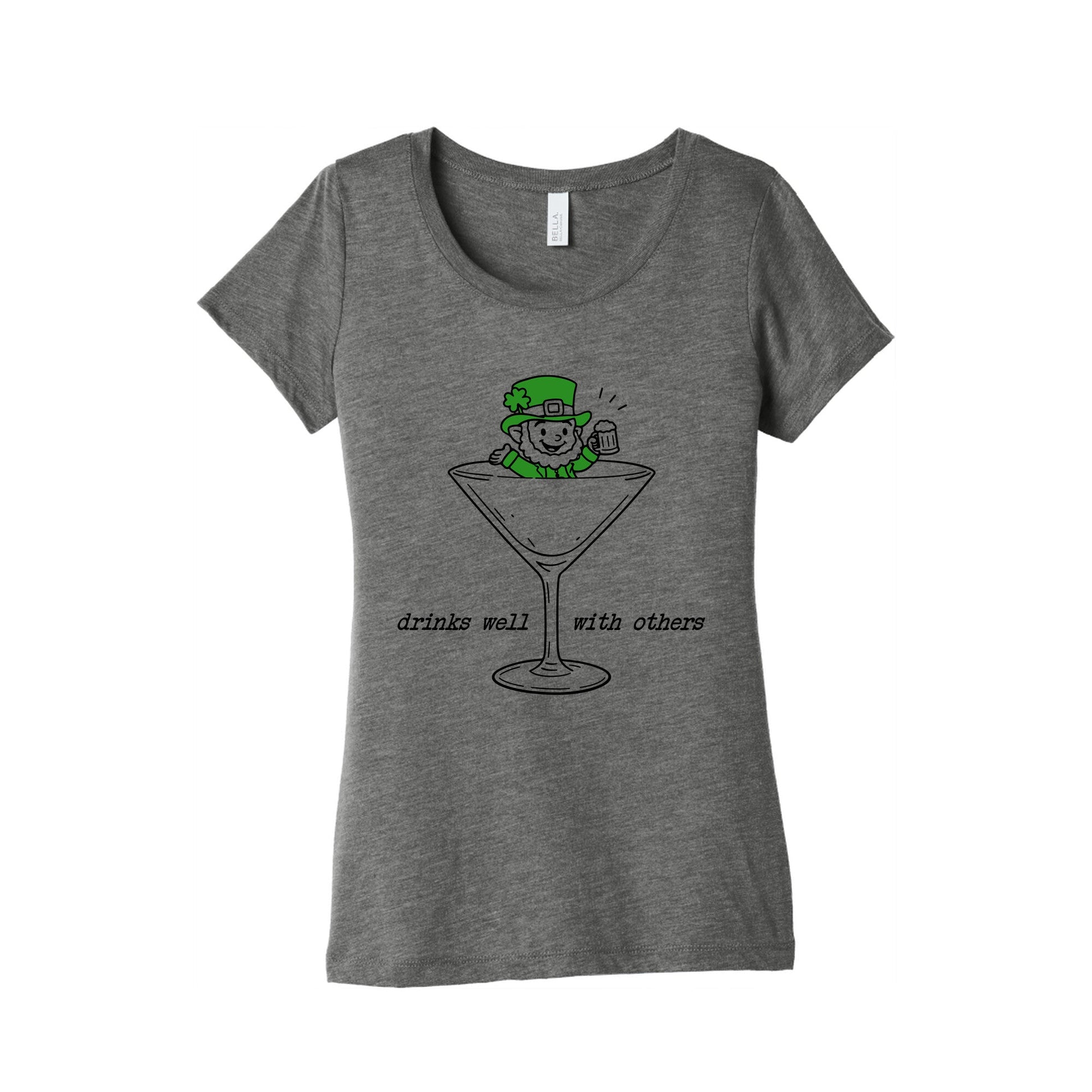 Drinks Well With Others Womens Triblend Tee