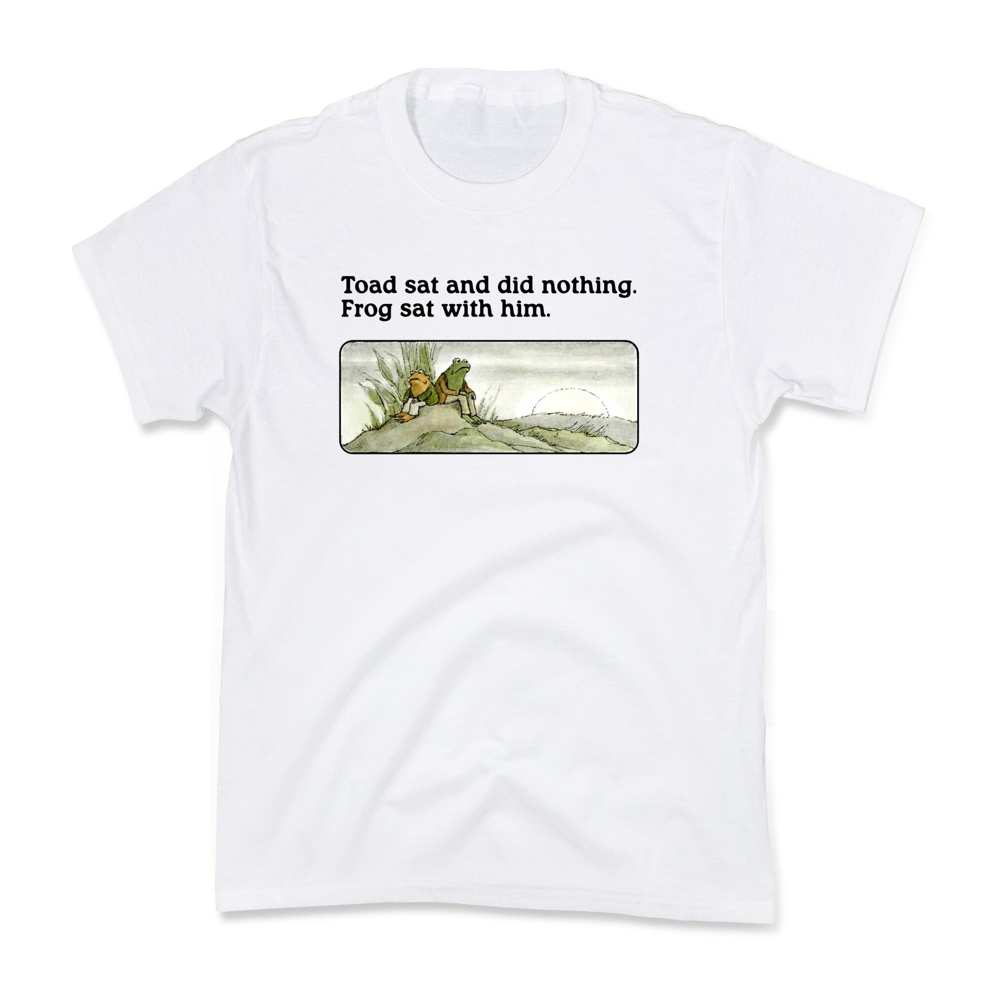 Toad Sat And Did Nothing Kids Tee