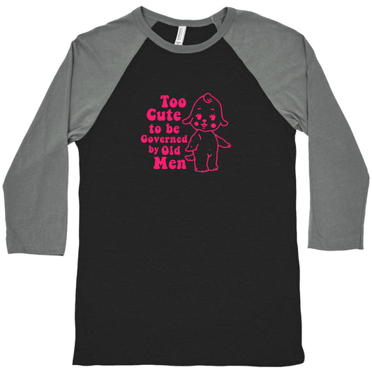 Too Cute Baseball Tee