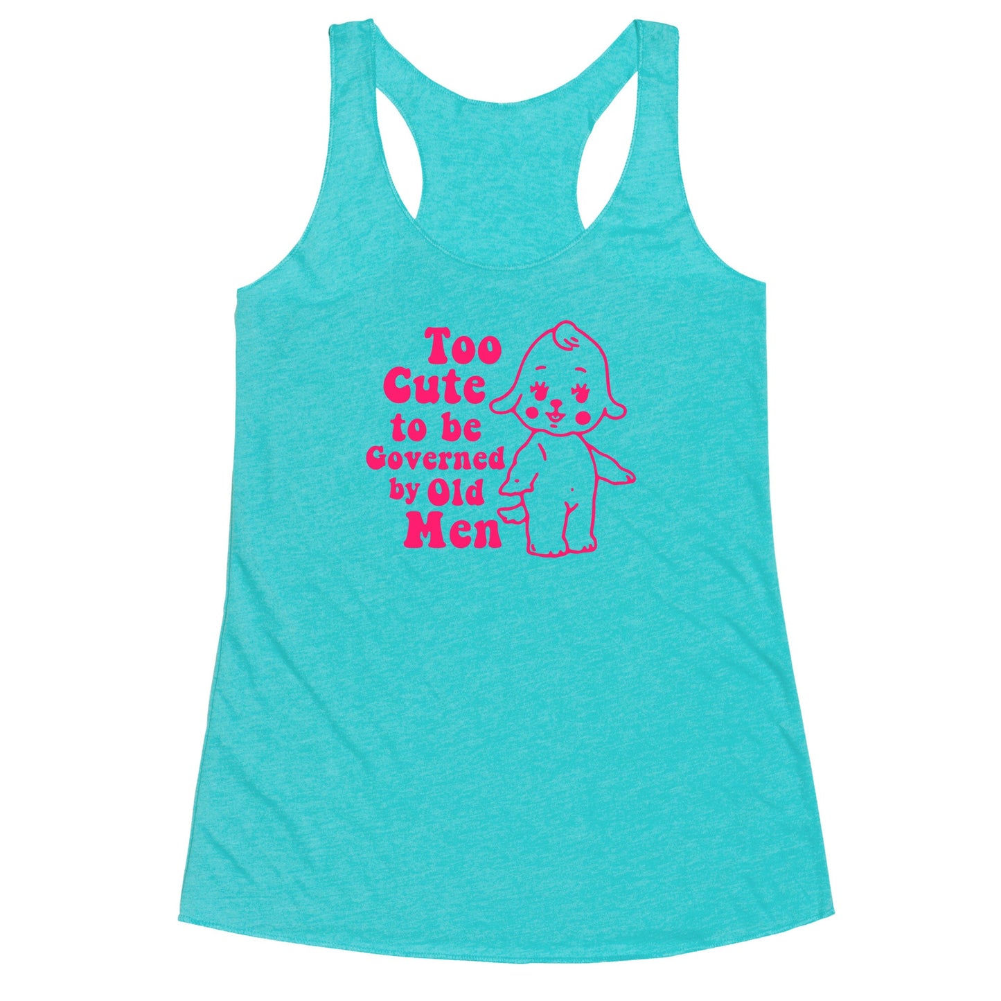 Too Cute Racerback Tank