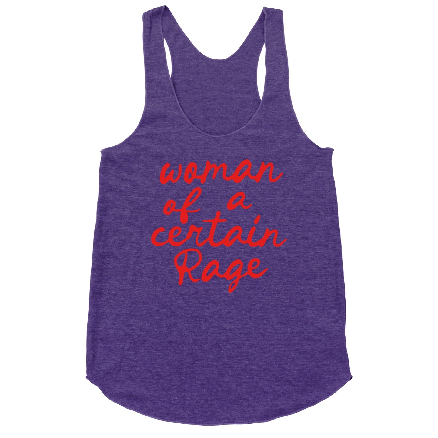 Woman Of A Certain Rage Racerback Tank