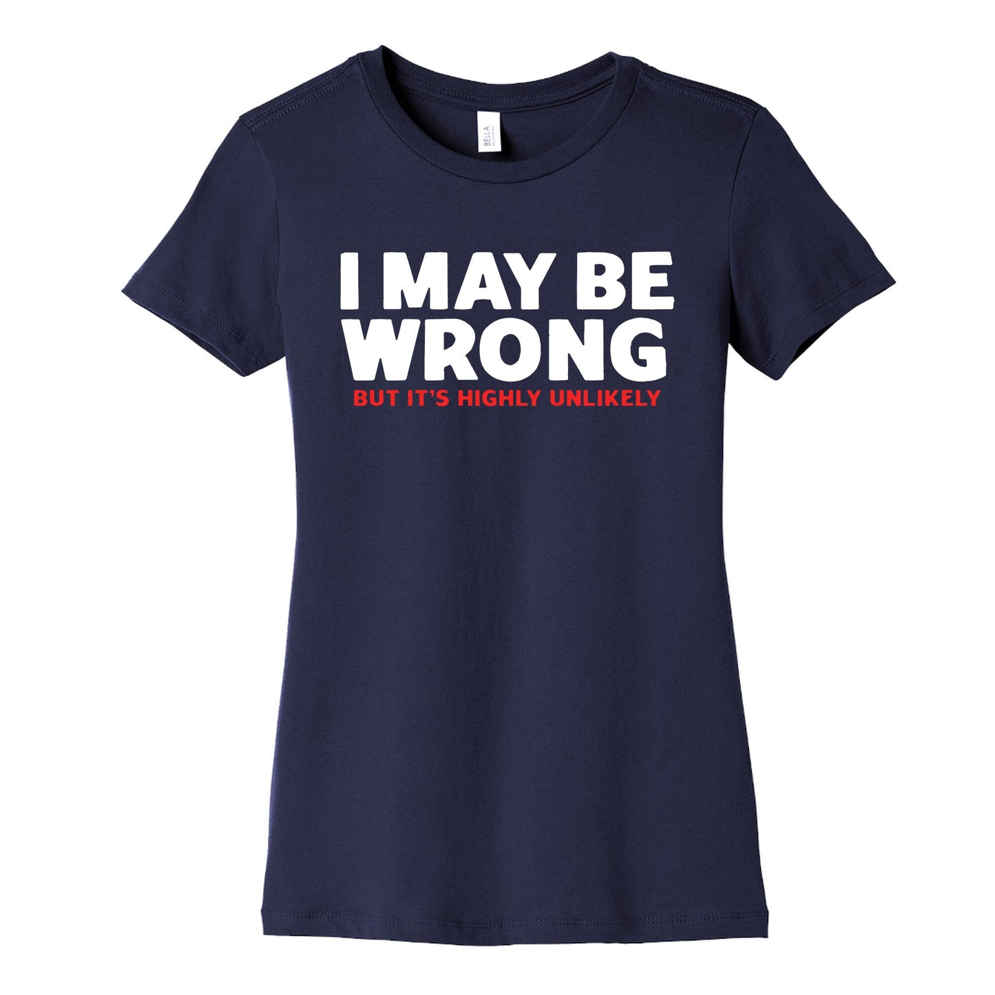 I May Be Wrong Womens Cotton Tee
