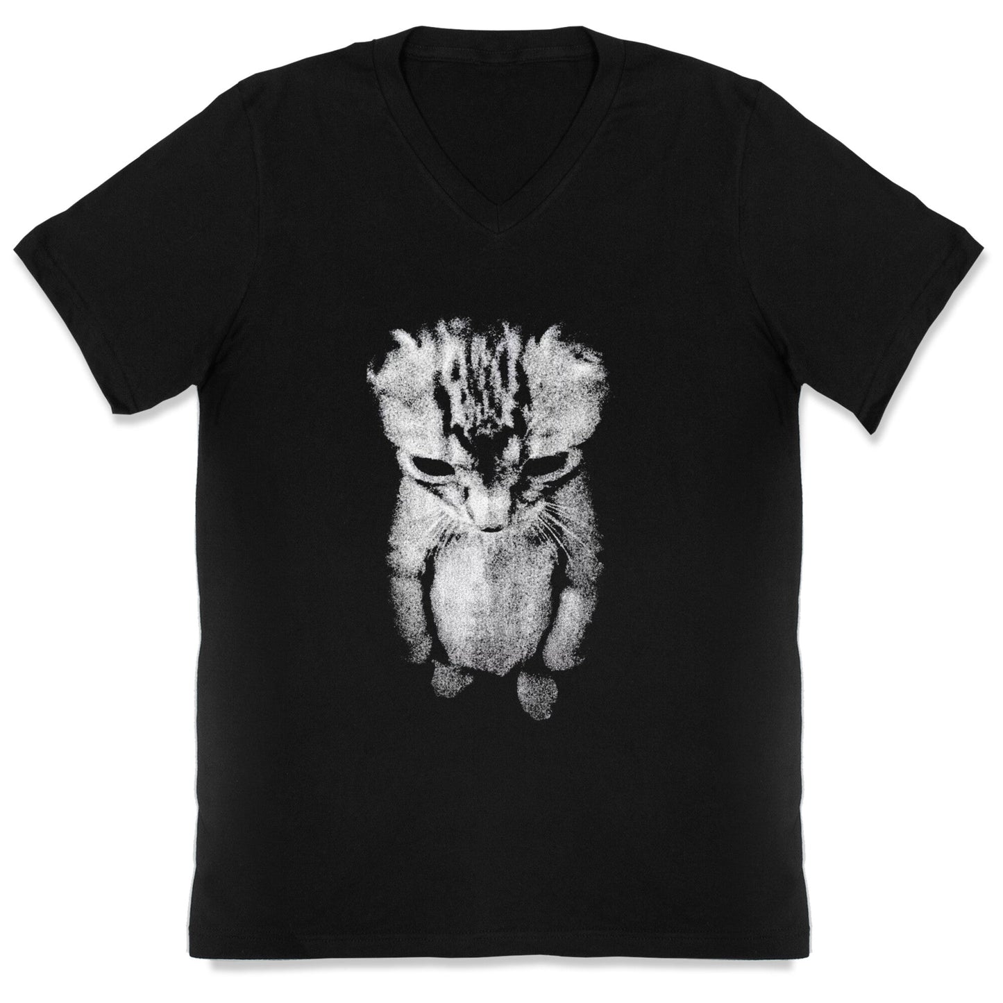 Sad Little Cat V-Neck
