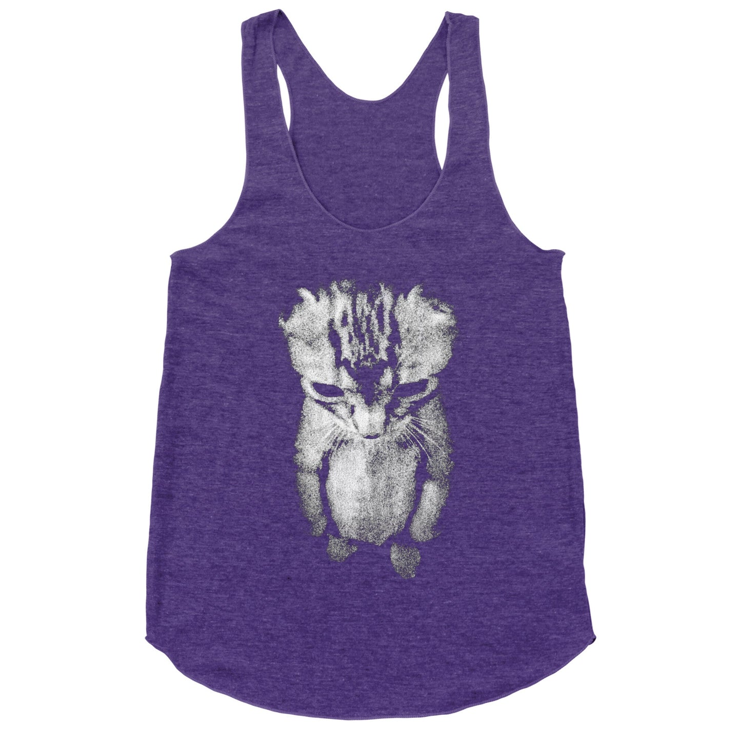 Sad Little Cat Racerback Tank