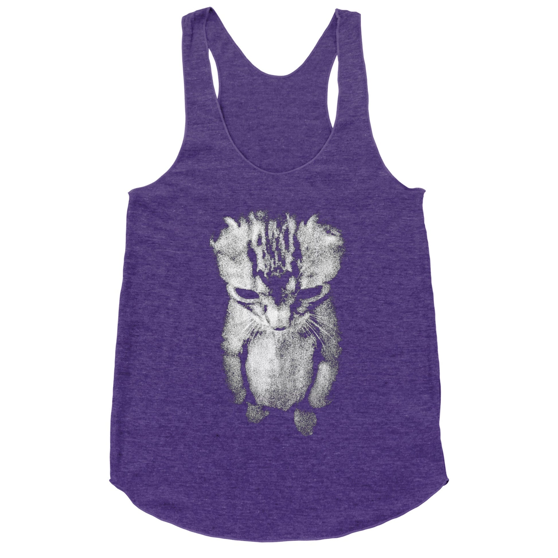 Sad Little Cat Racerback Tank