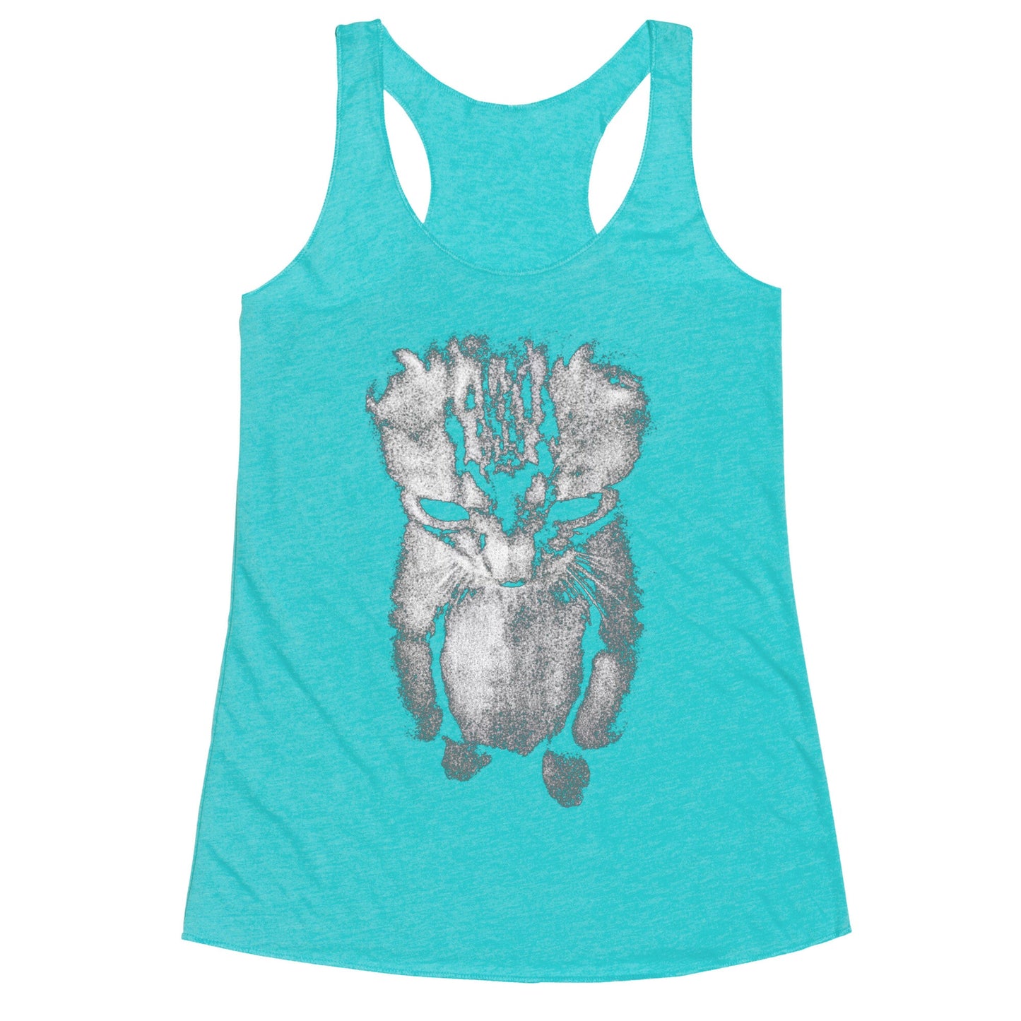 Sad Little Cat Racerback Tank