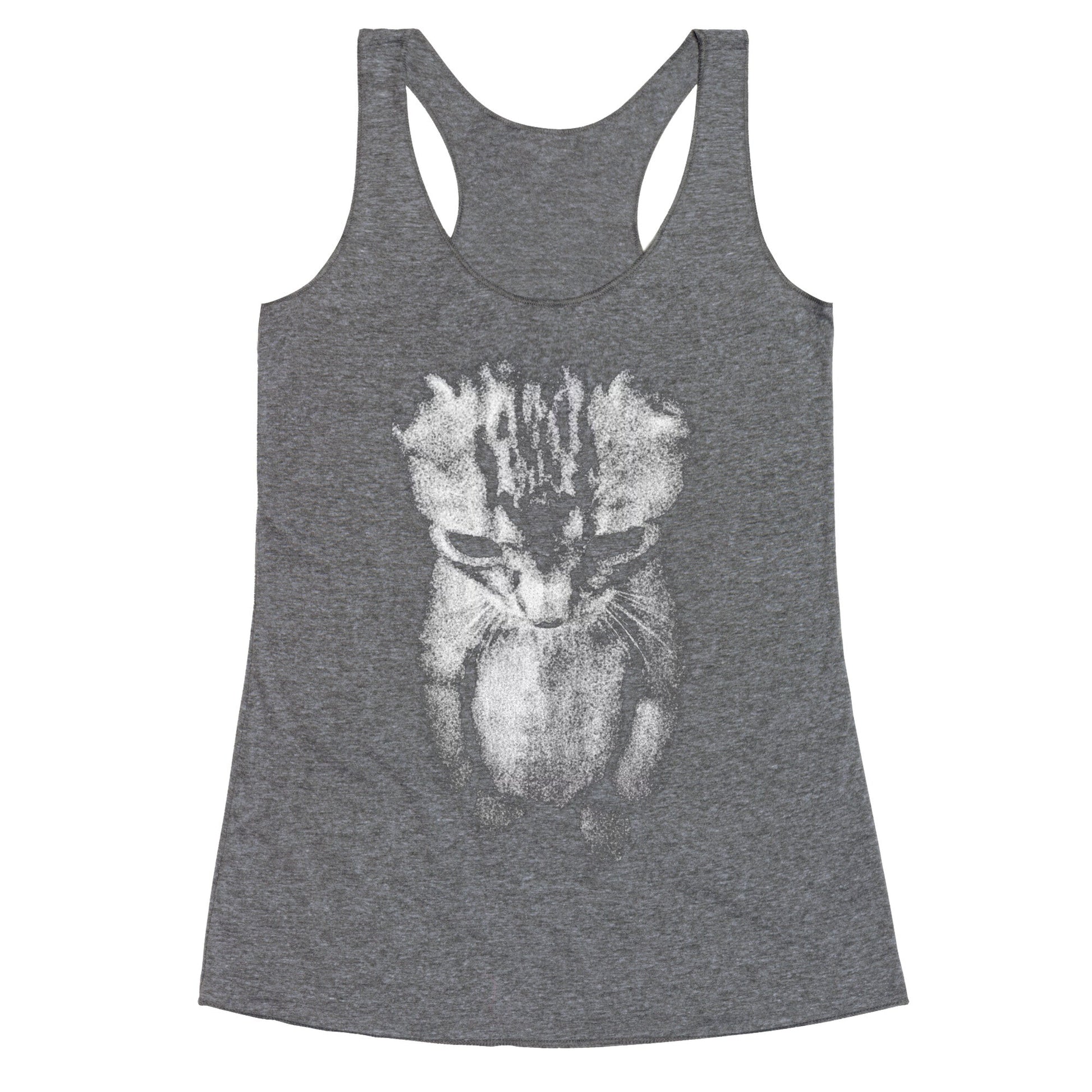 Sad Little Cat Racerback Tank