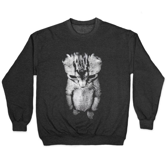 Sad Little Cat Crewneck Sweatshirt