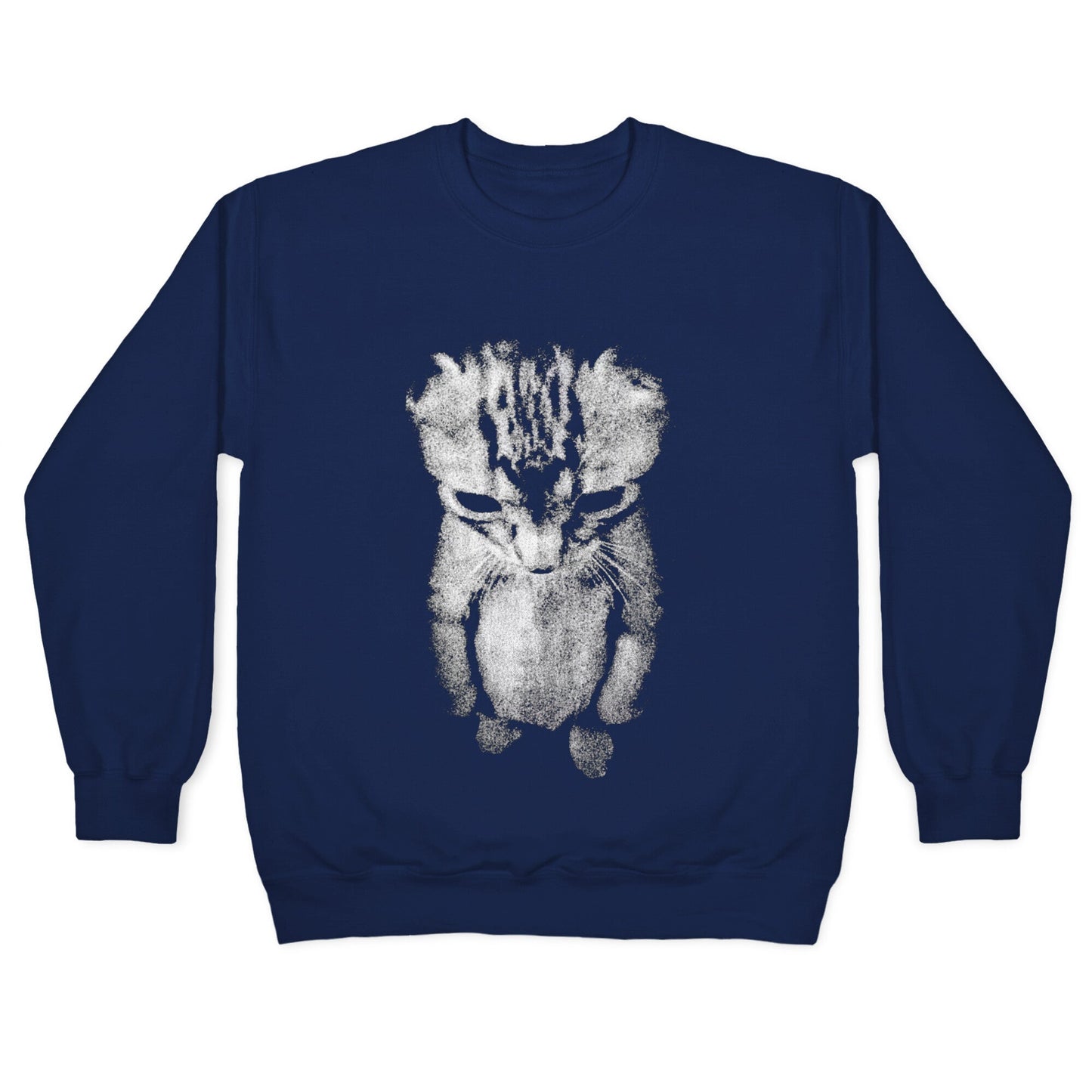 Sad Little Cat Crewneck Sweatshirt