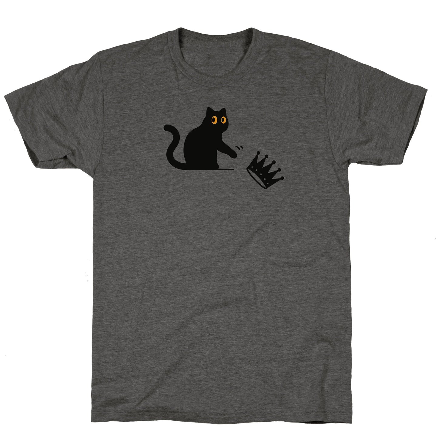 No Kings Cat Unisex Triblend Tee