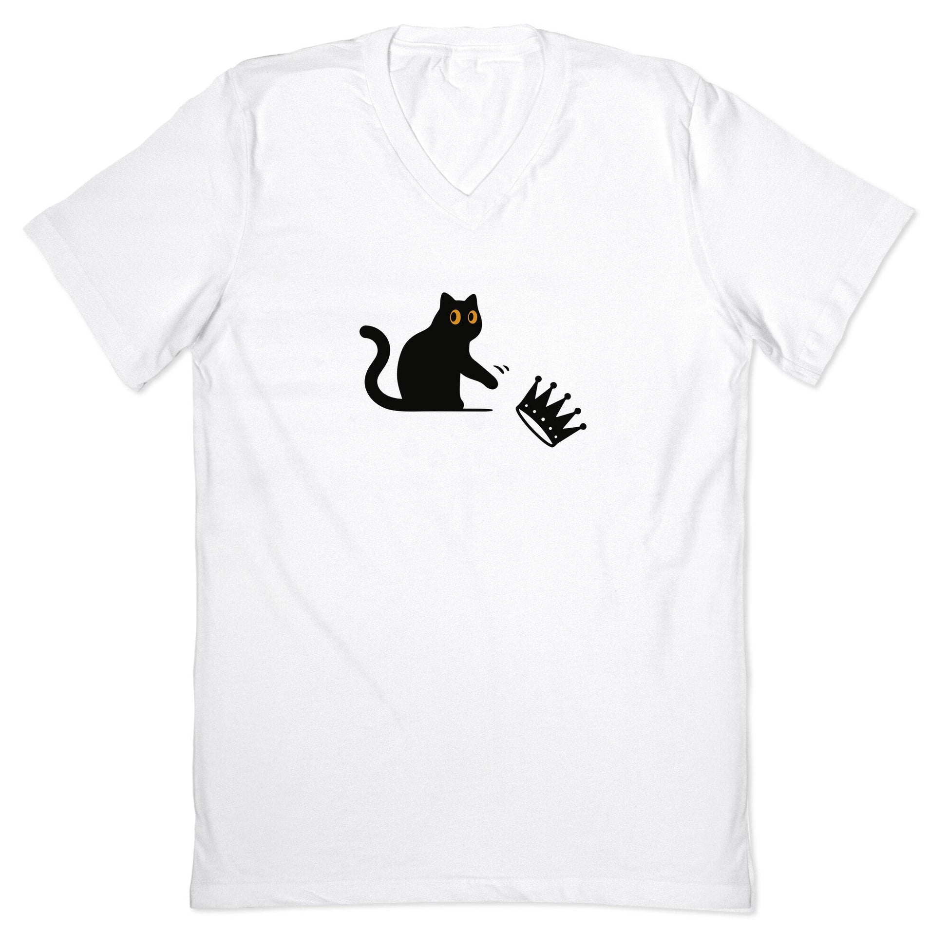 No Kings Cat V-Neck