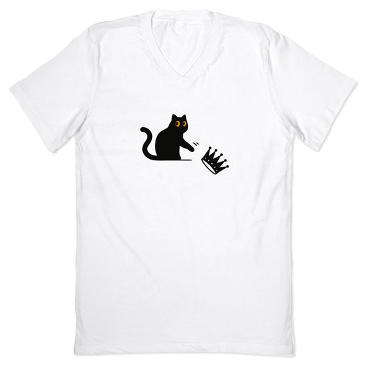 No Kings Cat V-Neck