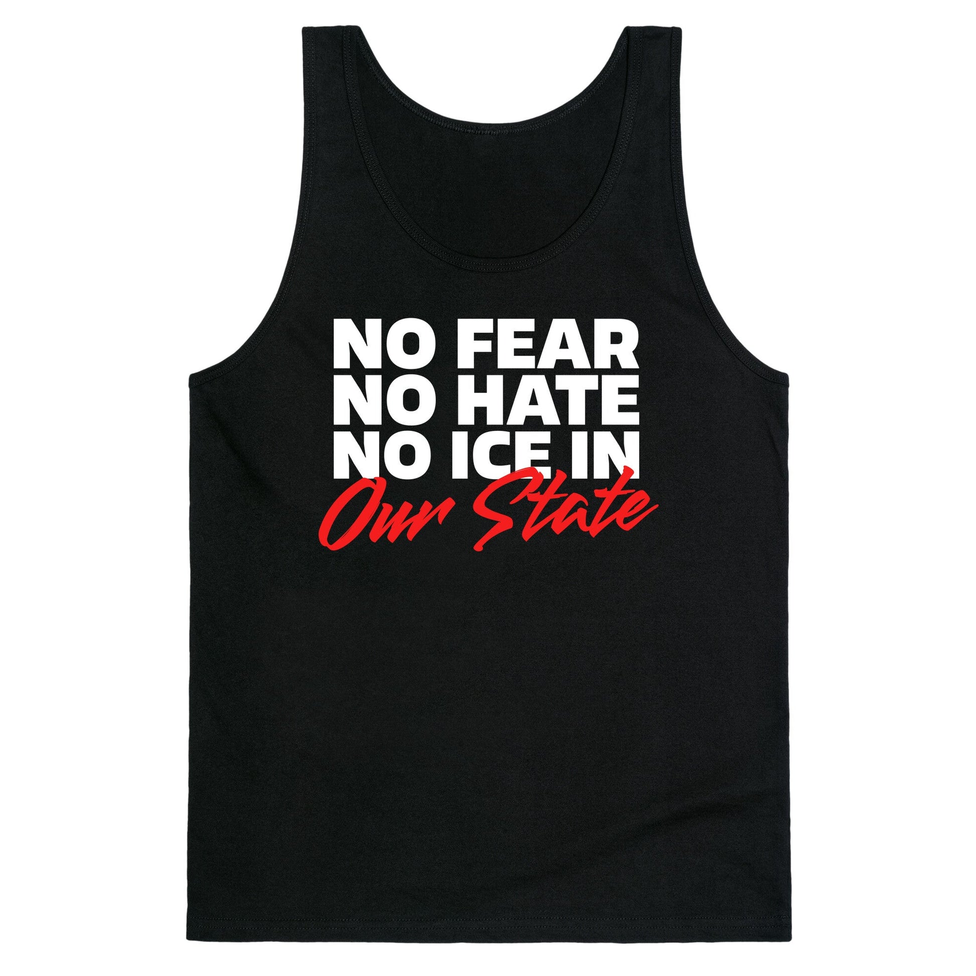 No ICE In Our State Tank Top