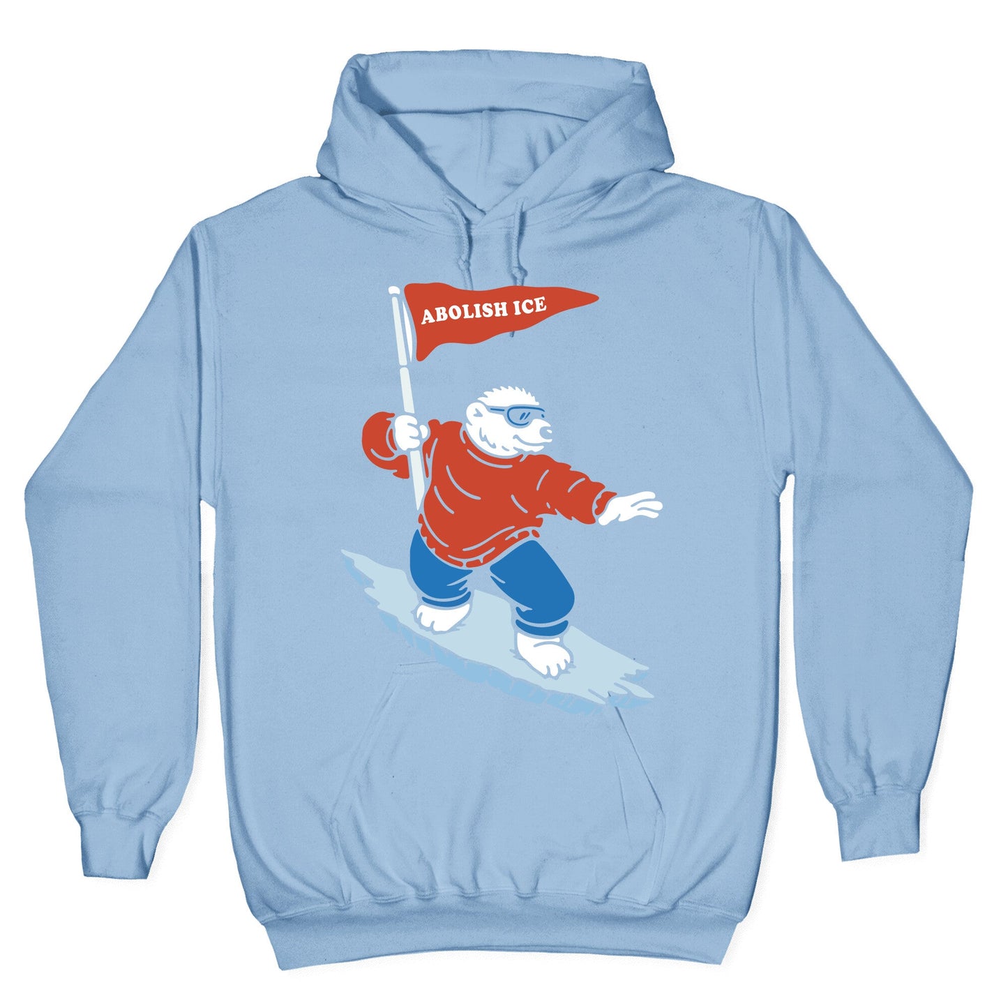 Abolish ICE Bear Hoodie