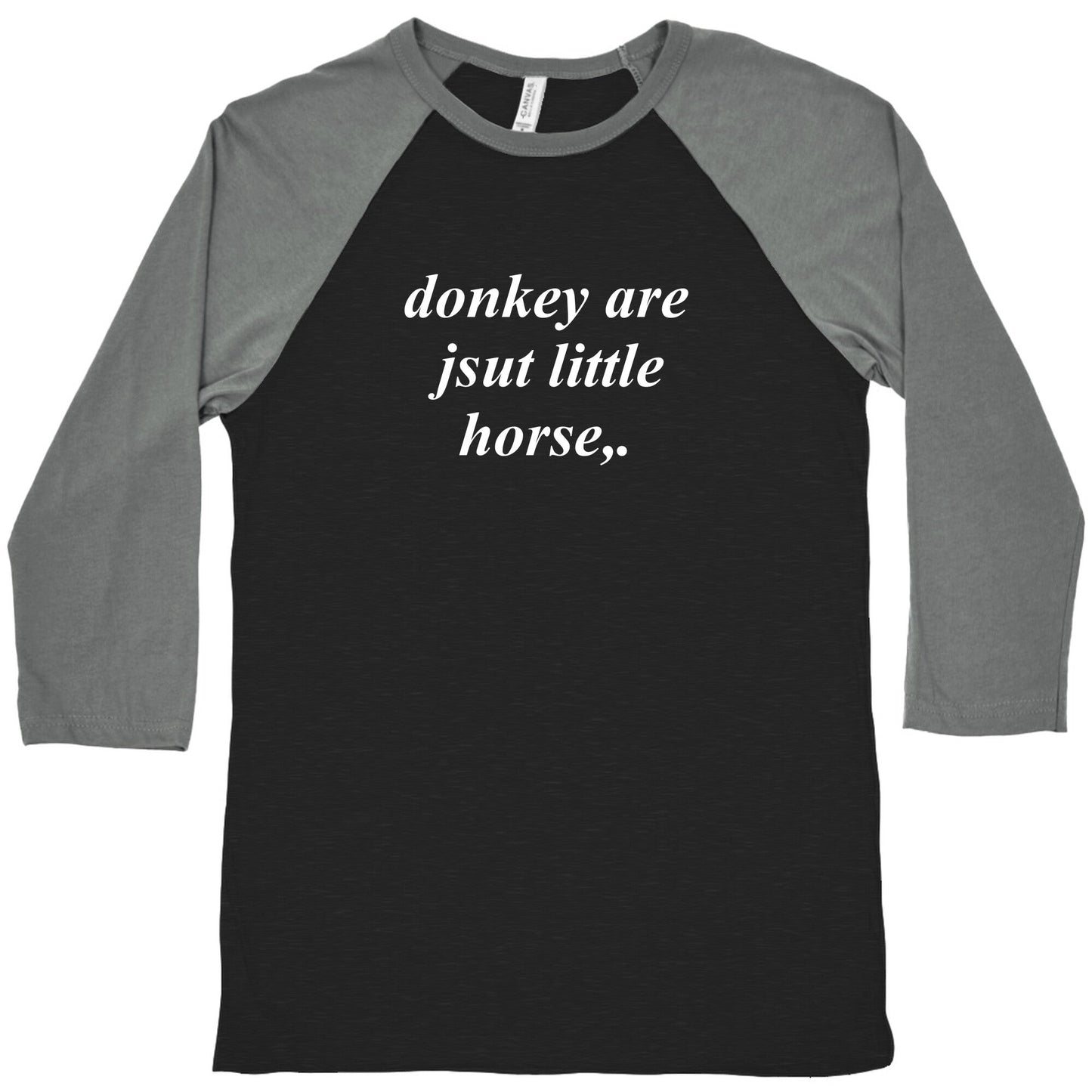 Donkey Baseball Tee