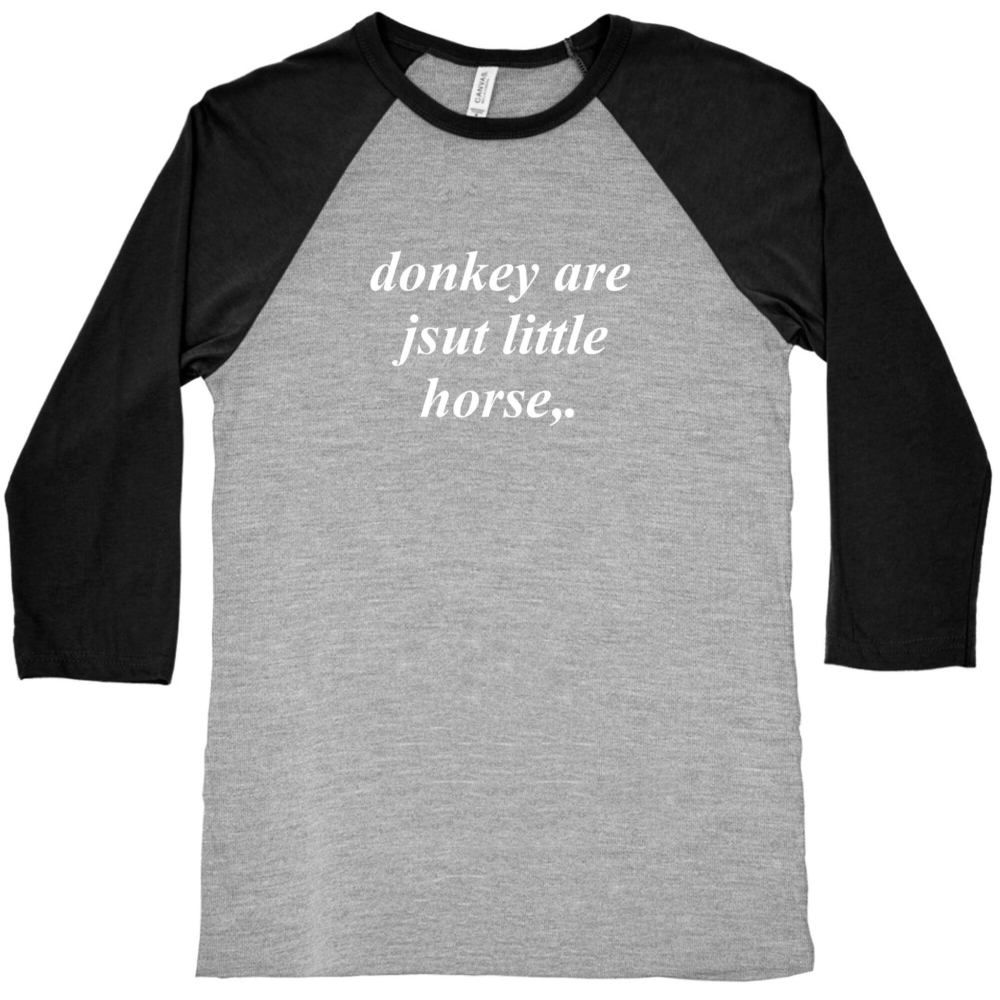 Donkey Baseball Tee