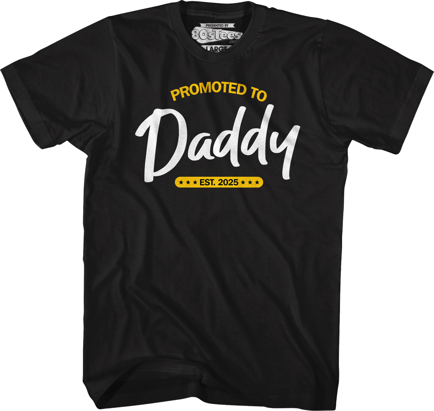 Promoted To Daddy Est. 2025 T-Shirt