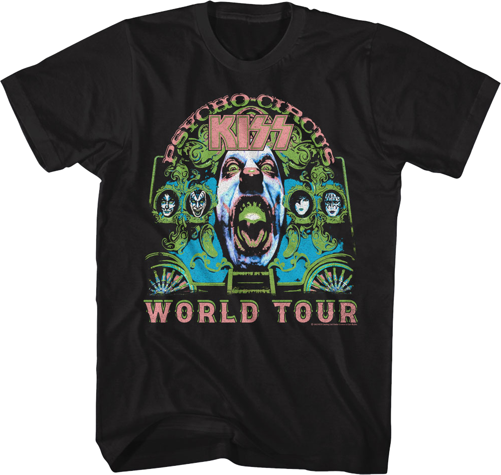 Psycho Circus World Tour KISS T-Shirt
