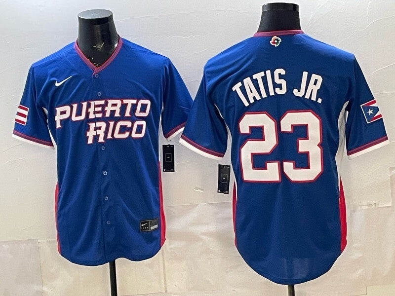 puerto rico baseball #23 Tatis JR blue 2026 world