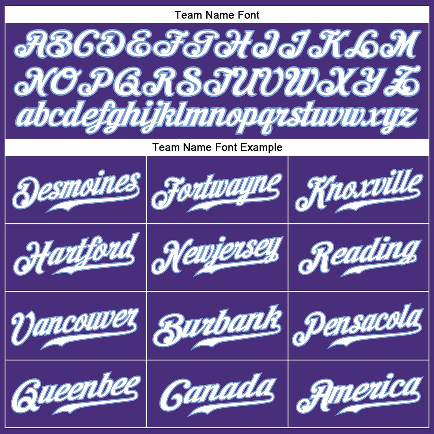 Custom Purple White-Light Blue Authentic Baseball Jersey
