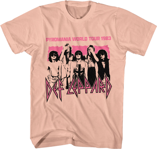 Pyromania World Tour 1983 Def Leppard T-Shirt