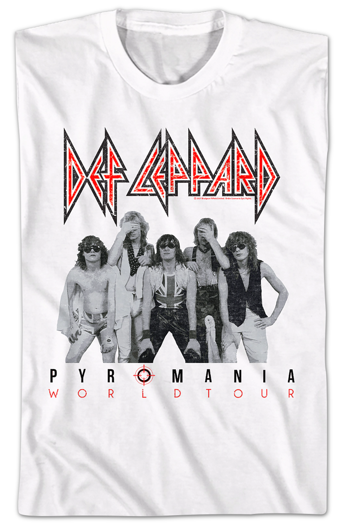 Pyromania World Tour Def Leppard T-Shirt