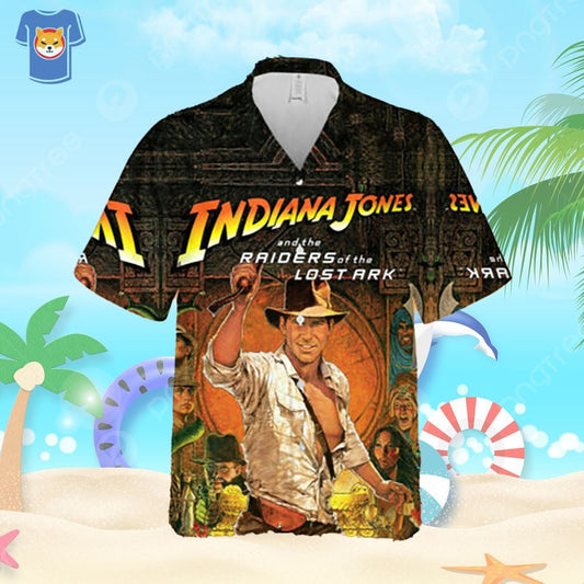 Raiders Inspired Hawaiian Shirt from Indiana Jones
