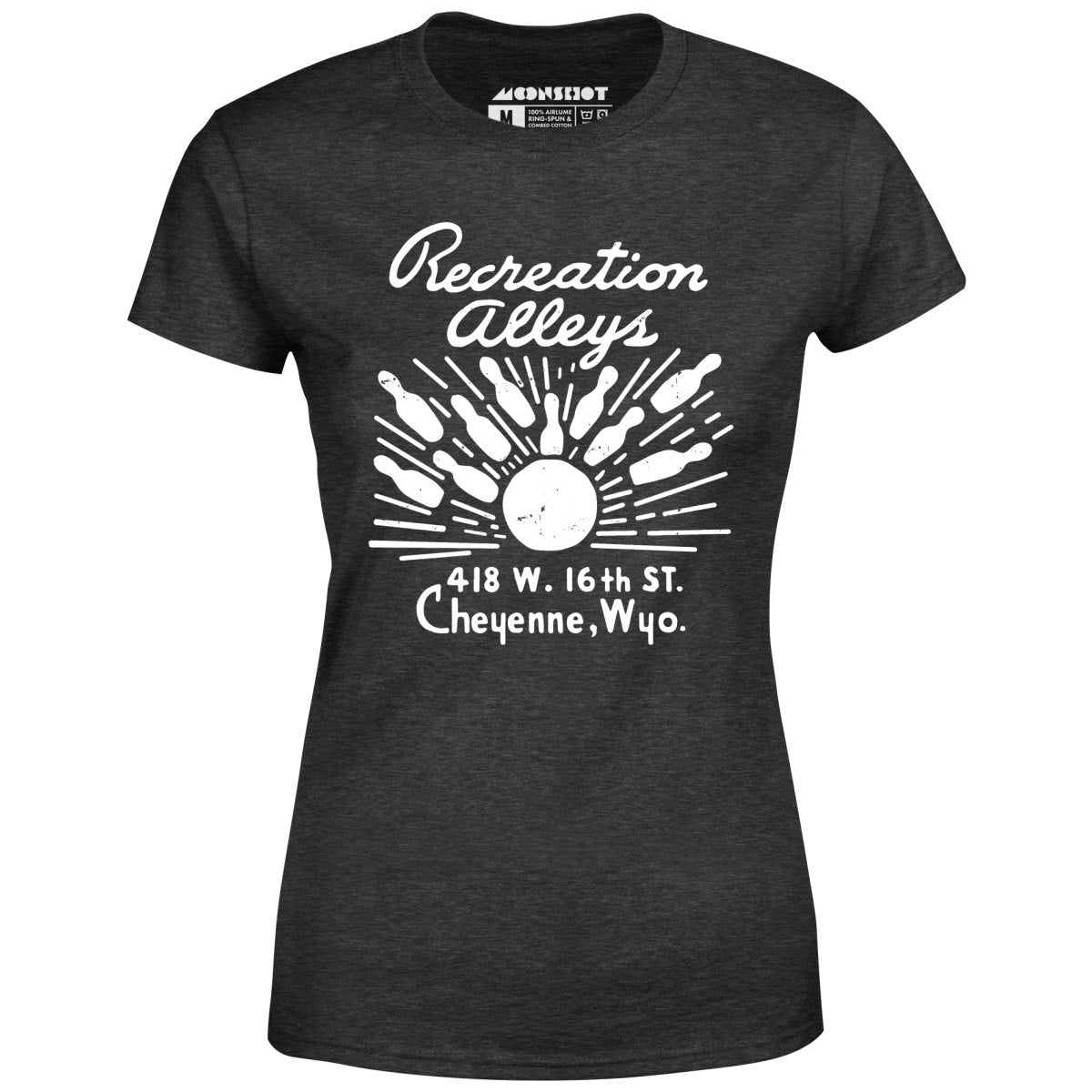 Recreation Alleys - Cheyenne, WY - Vintage Bowling Alley - Women's T-Shirt