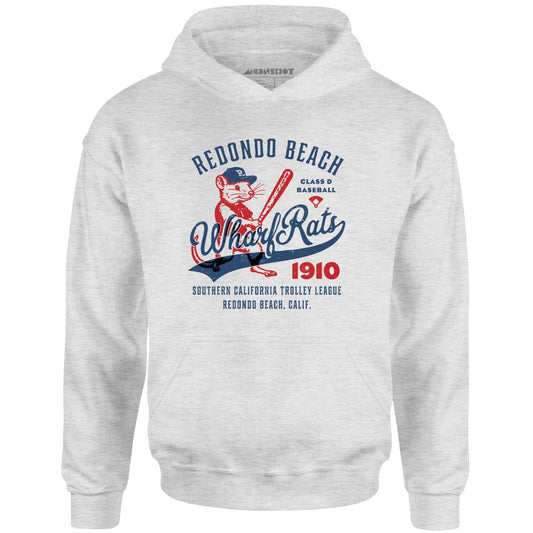 Redondo Beach Wharf Rats - California - Vintage Defunct Baseball Teams - Unisex Hoodie