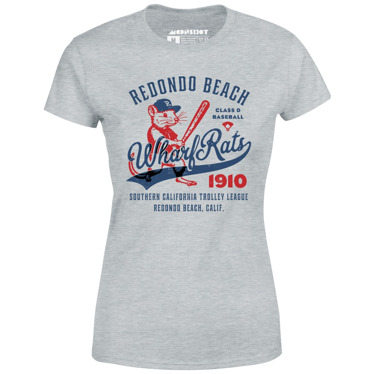 Redondo Beach Wharf Rats - California - Vintage Defunct Baseball Teams - Women's T-Shirt
