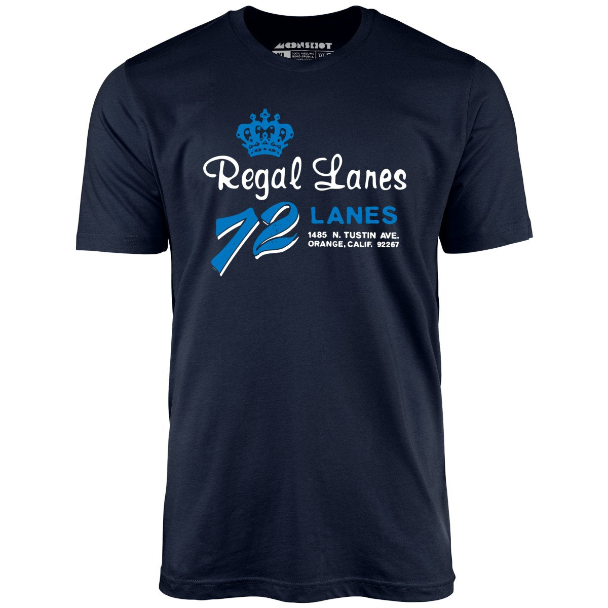 Regal Lanes - Orange, CA - Vintage Bowling Alley - Unisex T-Shirt