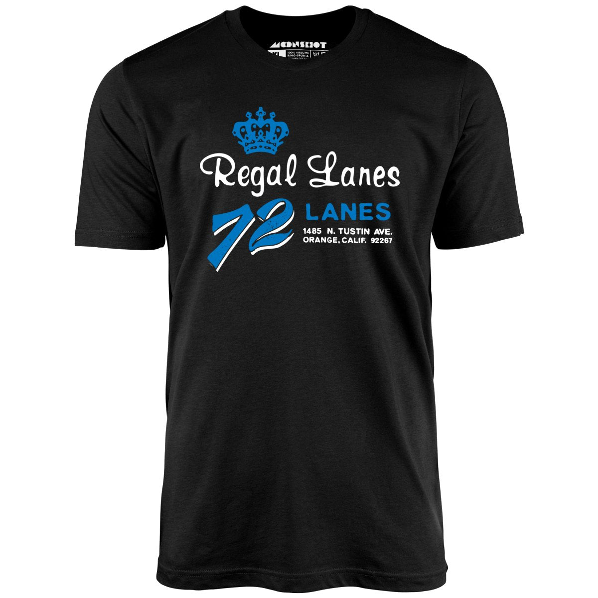 Regal Lanes - Orange, CA - Vintage Bowling Alley - Unisex T-Shirt