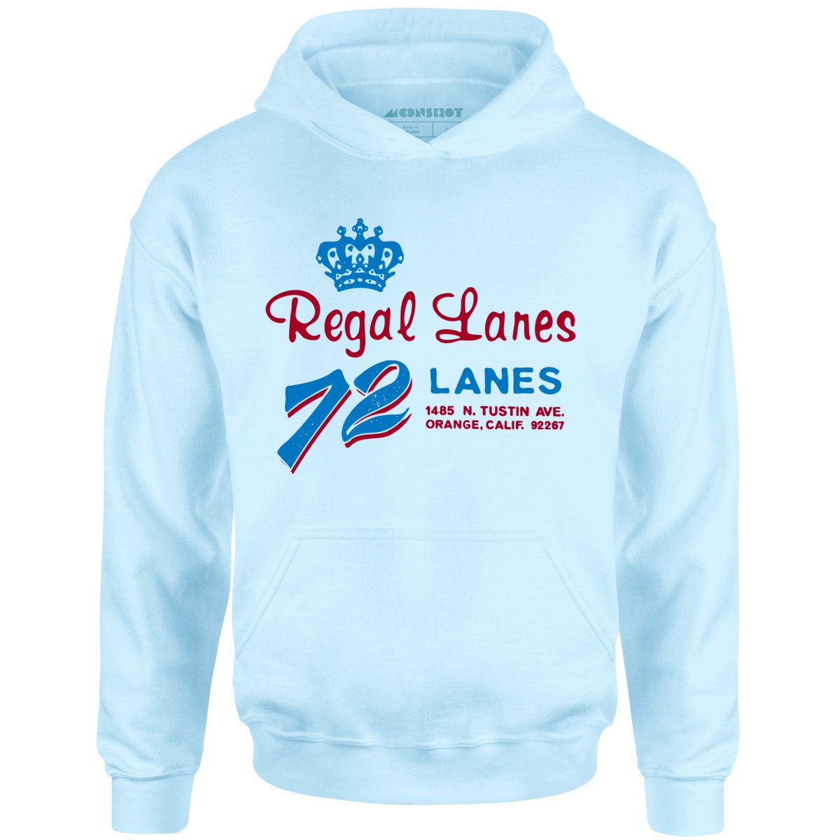 Regal Lanes - Orange, CA - Vintage Bowling Alley - Unisex Hoodie