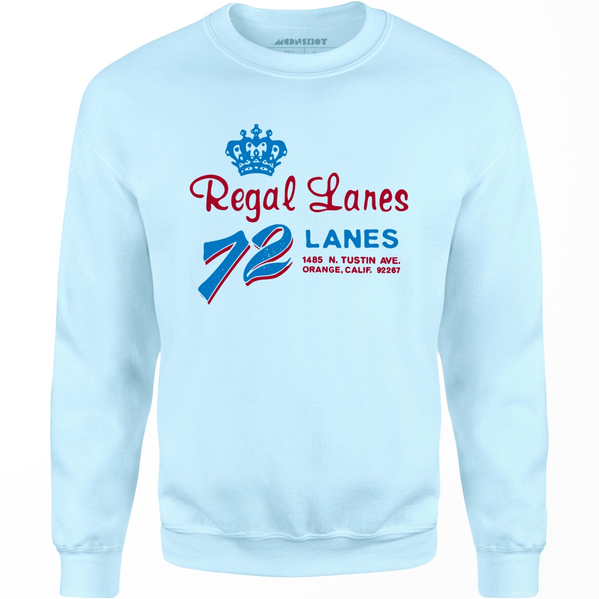 Regal Lanes - Orange, CA - Vintage Bowling Alley - Unisex Sweatshirt