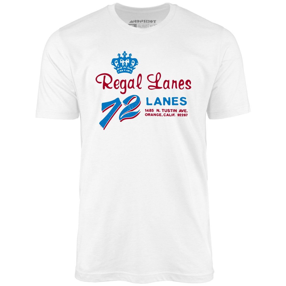 Regal Lanes - Orange, CA - Vintage Bowling Alley - Unisex T-Shirt