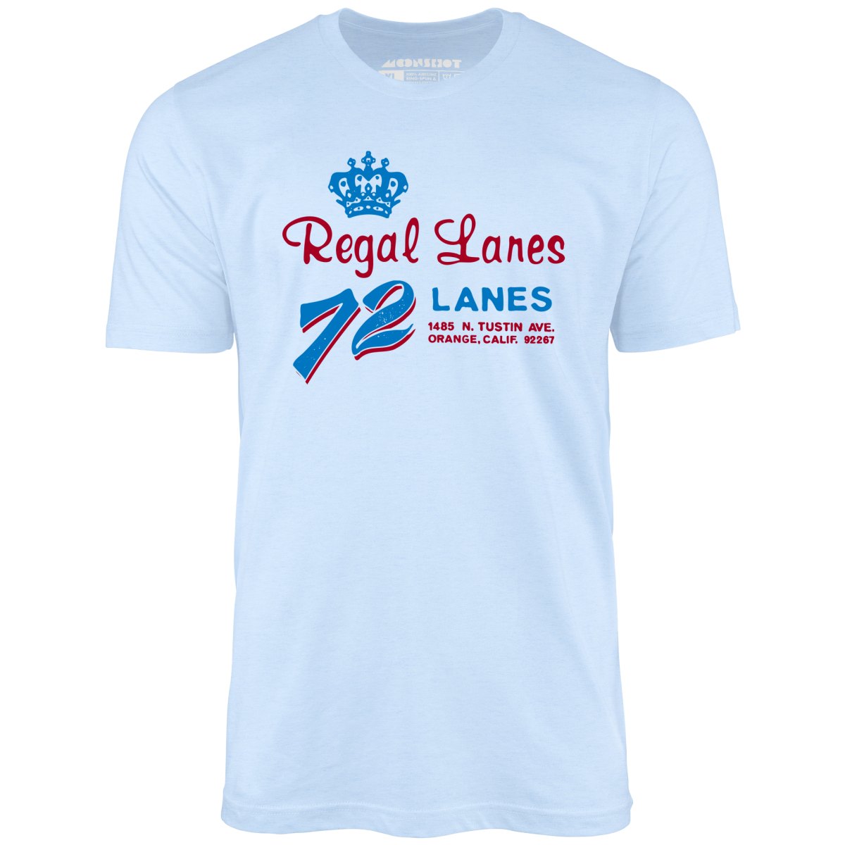 Regal Lanes - Orange, CA - Vintage Bowling Alley - Unisex T-Shirt