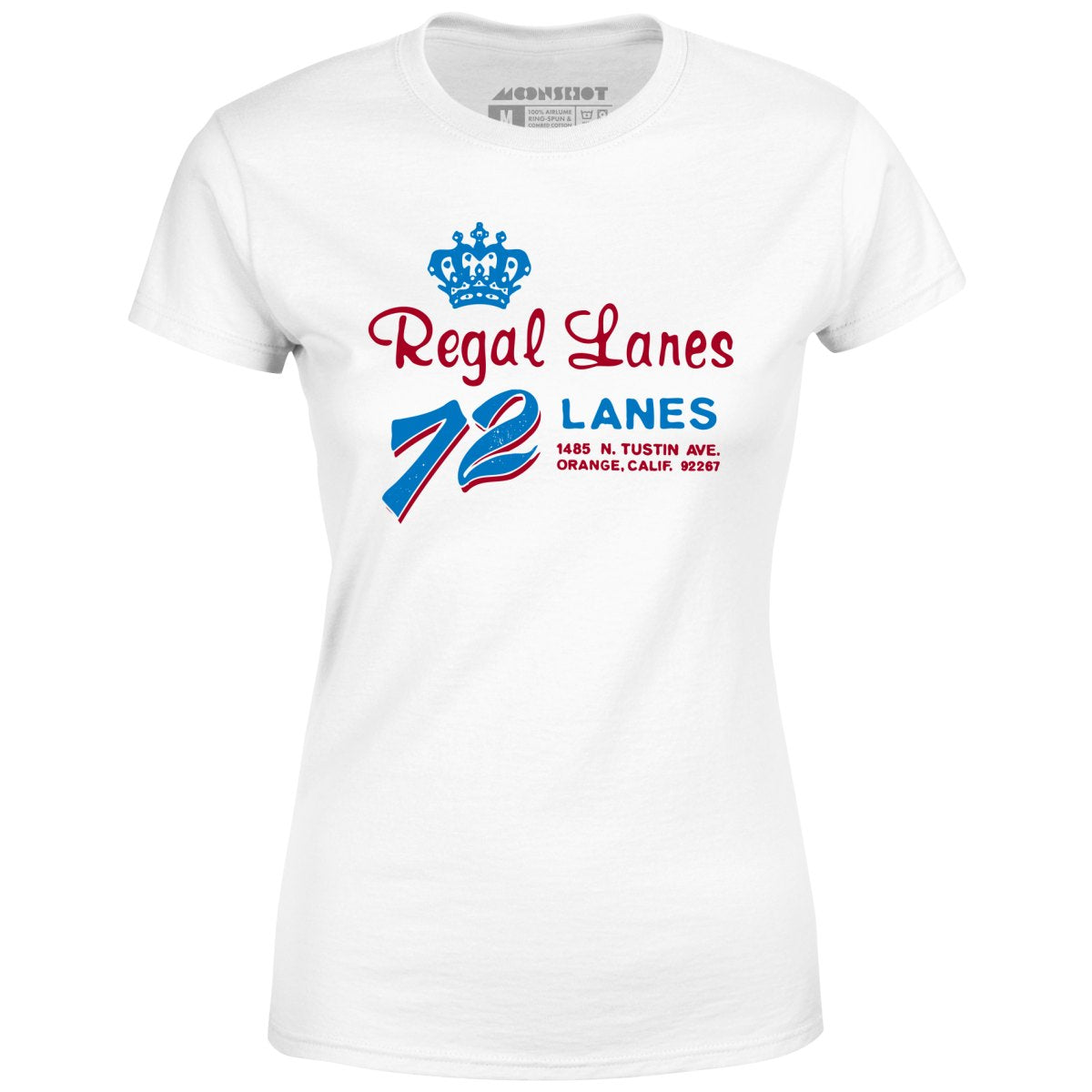 Regal Lanes - Orange, CA - Vintage Bowling Alley - Women's T-Shirt