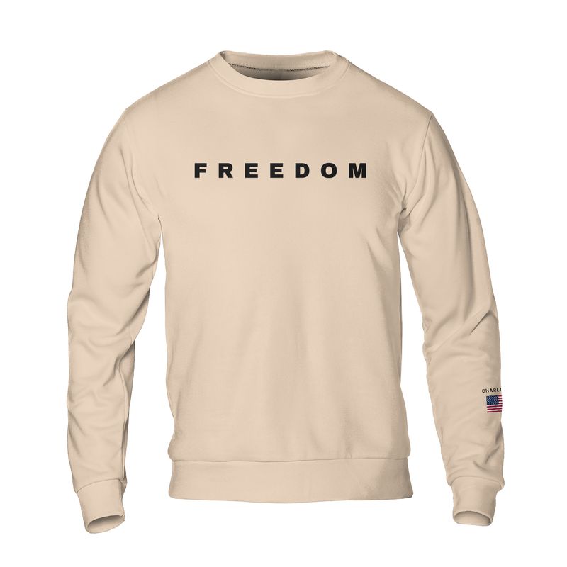 Freedom Charlie Kirk USA Flag Sweatshirt