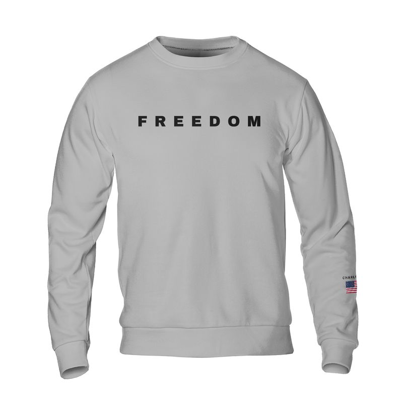 Freedom Charlie Kirk USA Flag Sweatshirt