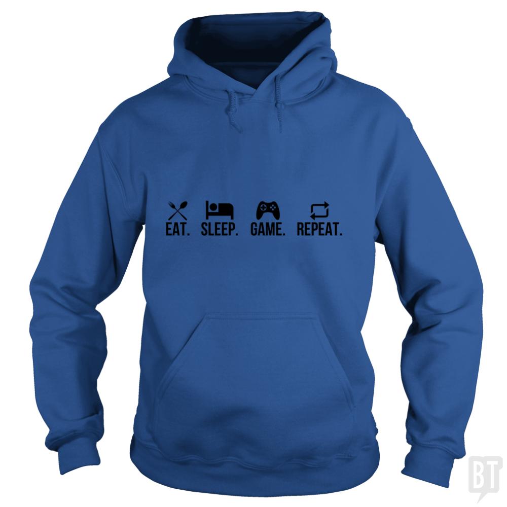 Eat, Sleep, Game, Repeat Hoodie