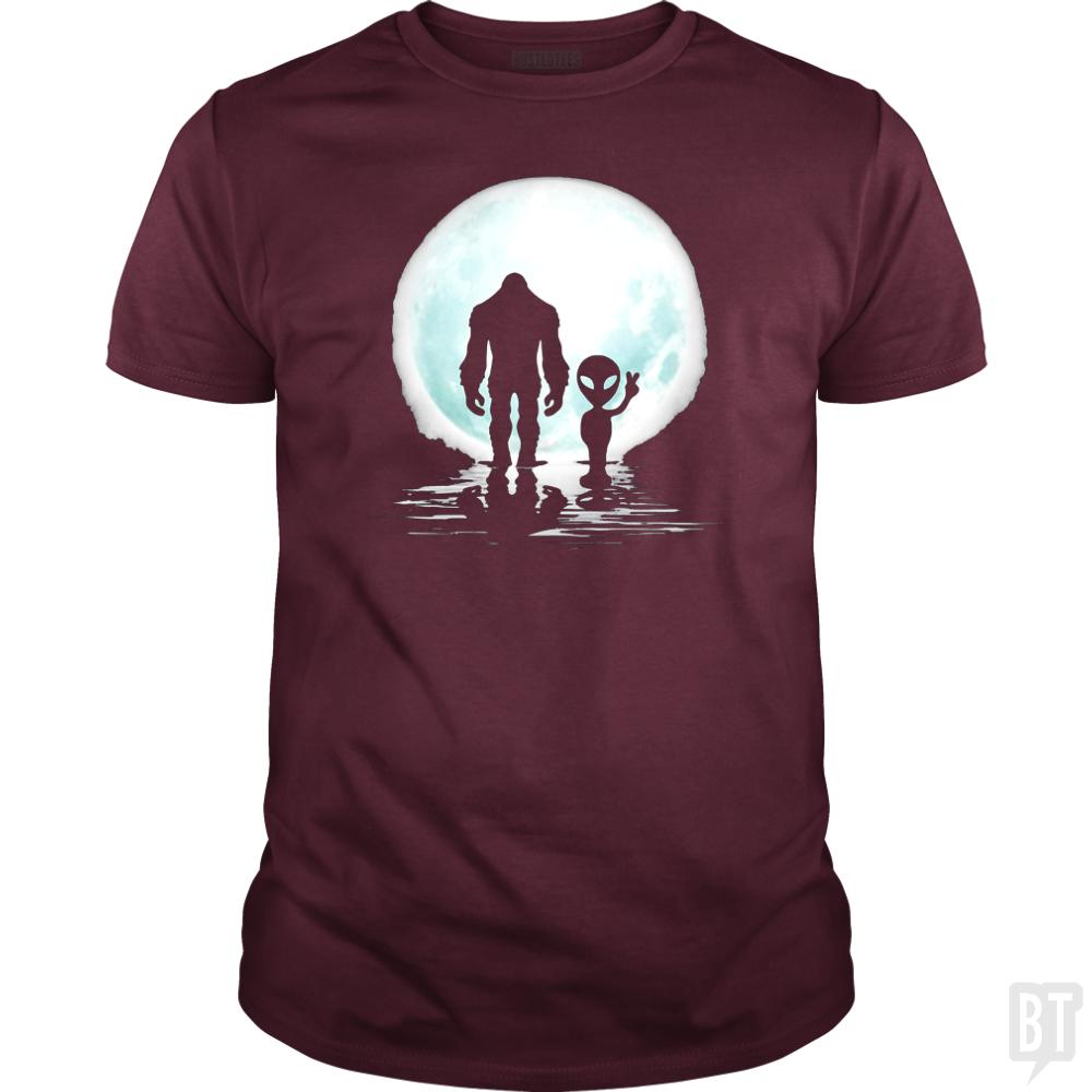 Bigfoot and Alien