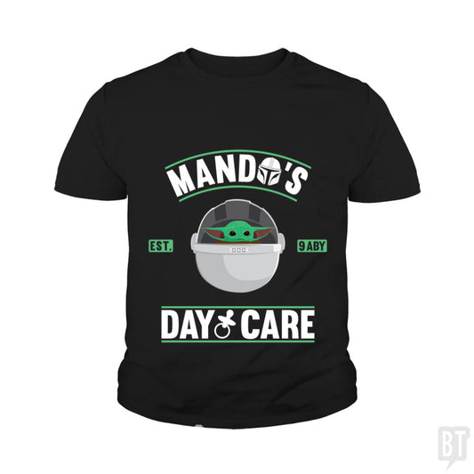 Mando's Day Care Kids Shirt