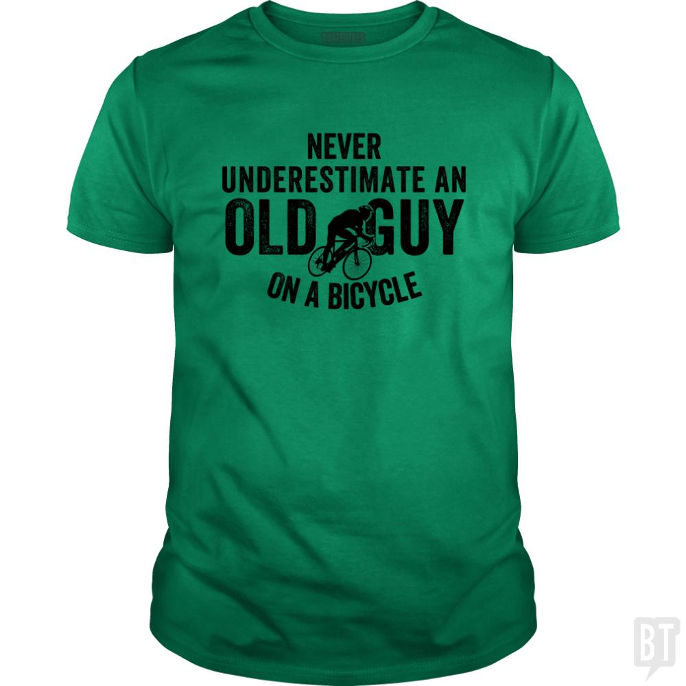 Never Underestimate An old Guy On A Bicycle