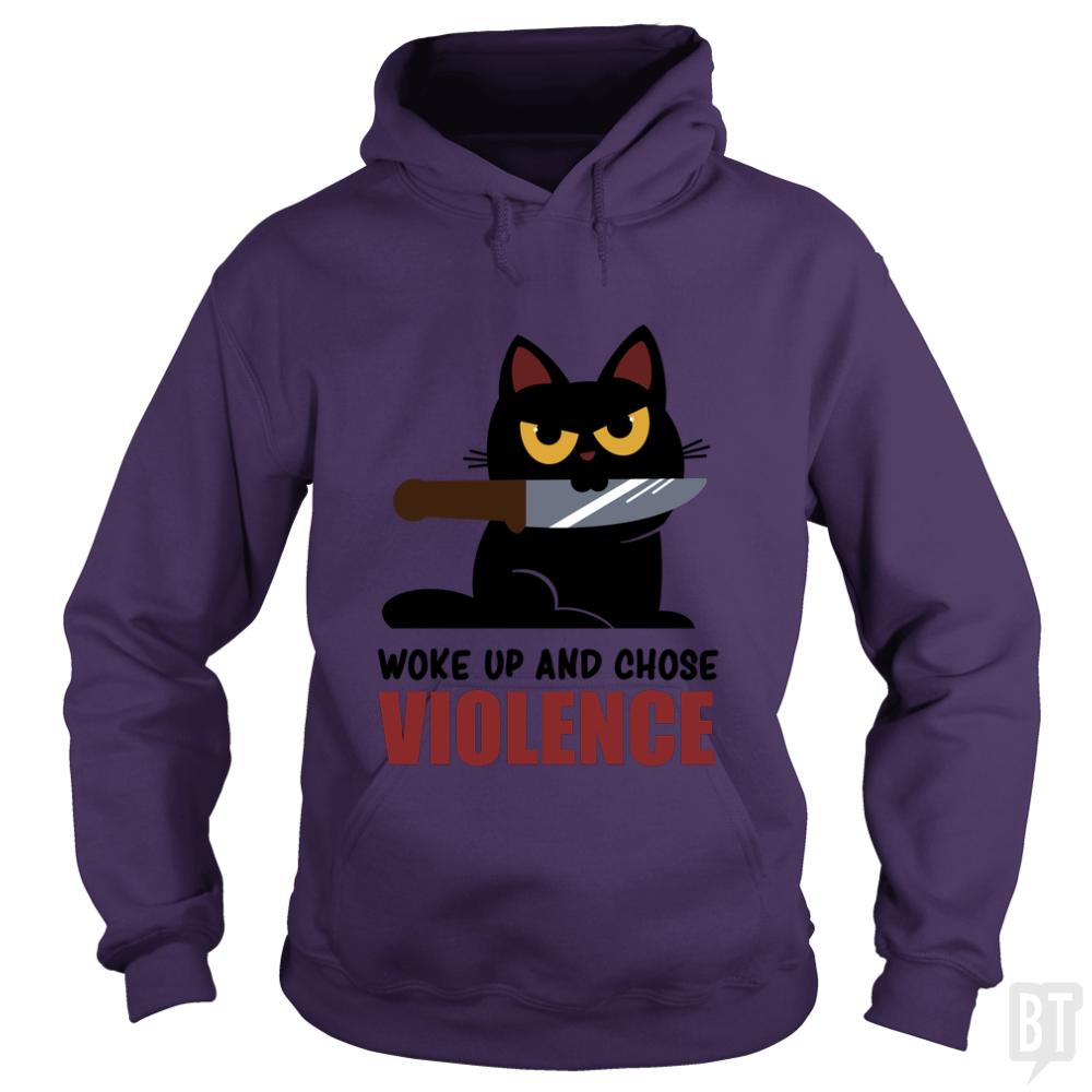 Violent Cat Hoodie
