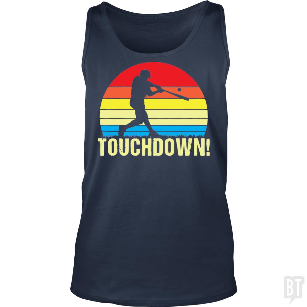 Touchdown Baseball Tank Tops